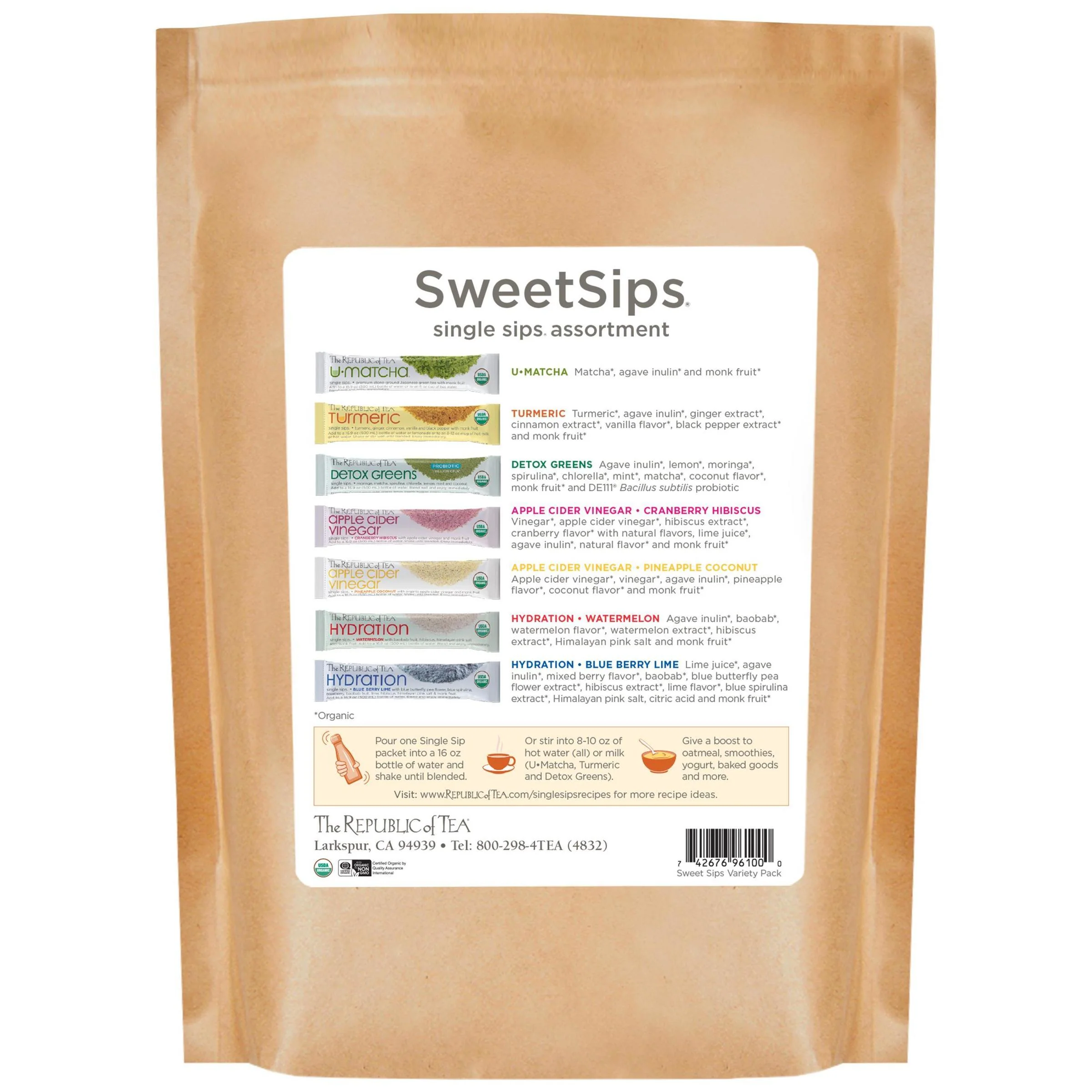SweetSips® Single Sips® Sampler