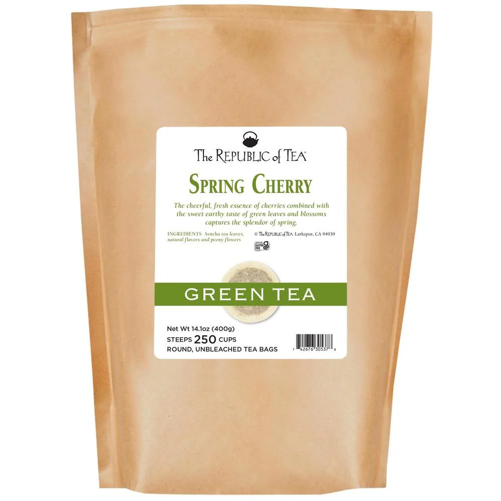 Spring Cherry Green Tea Bags - Image 3