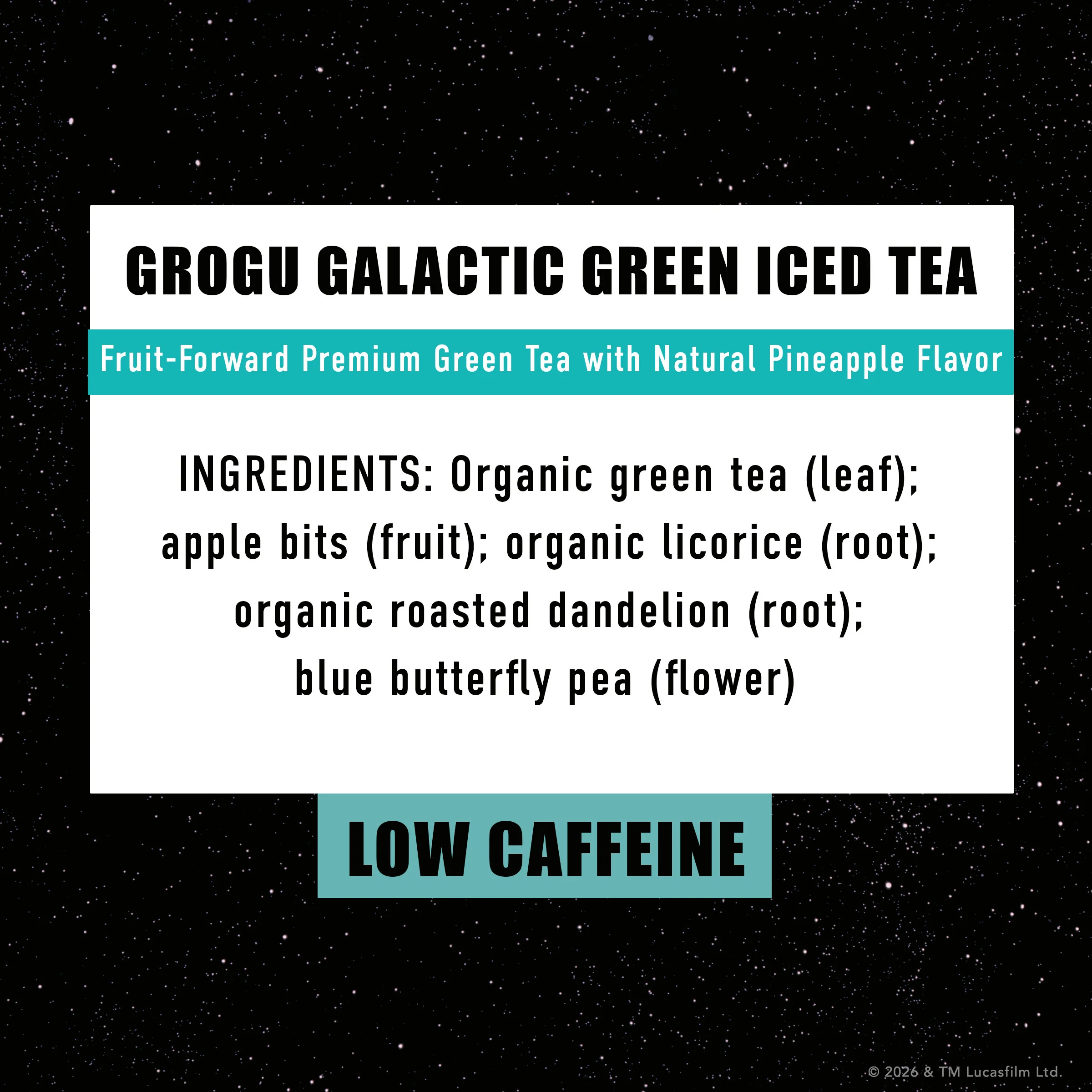 Star Wars: The Mandalorian and Grogu Grogu Galactic Green Iced Tea - Image 7