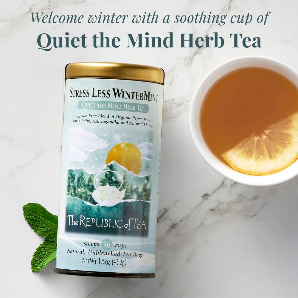 Stress Less WinterMint Tea Bags - Image 2