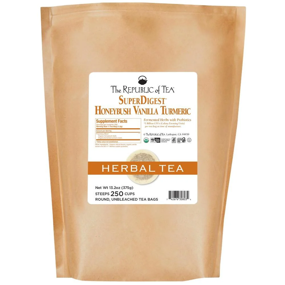 Organic Honeybush Vanilla Turmeric SuperDigest Tea® - Image 3