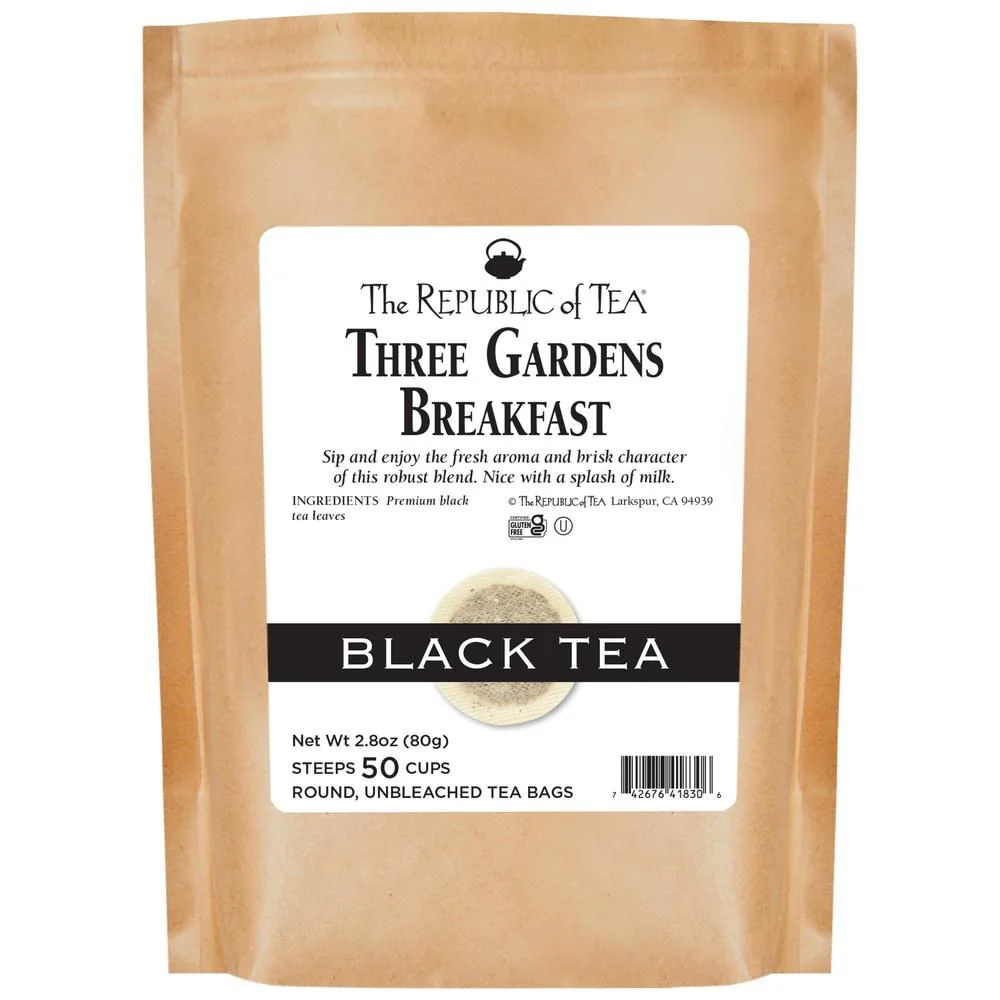 Three Gardens Breakfast Black Tea Bags