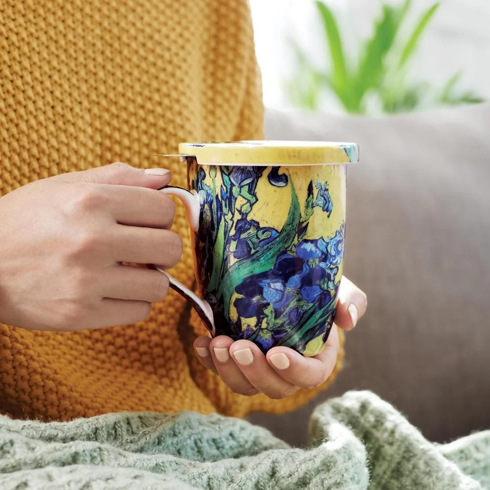 van Gogh Irises Mug - Image 2
