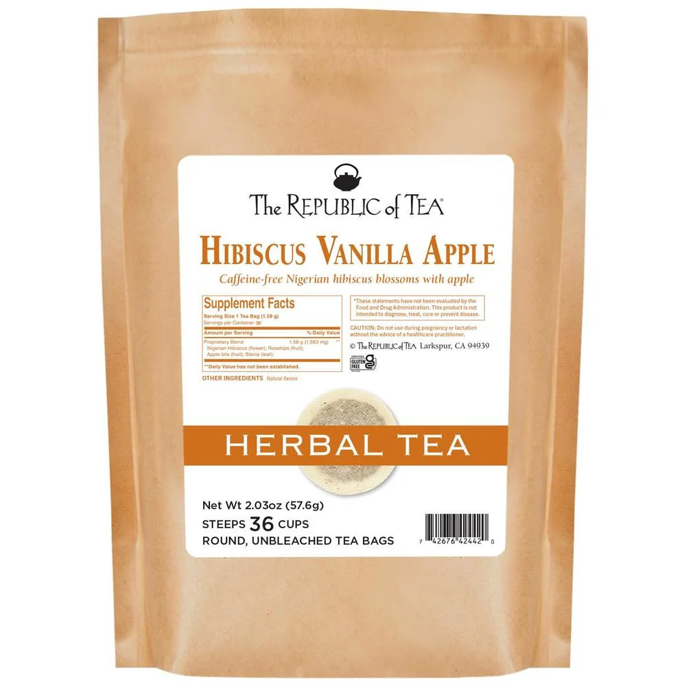 Hibiscus Vanilla Apple Tea Bags - Image 5
