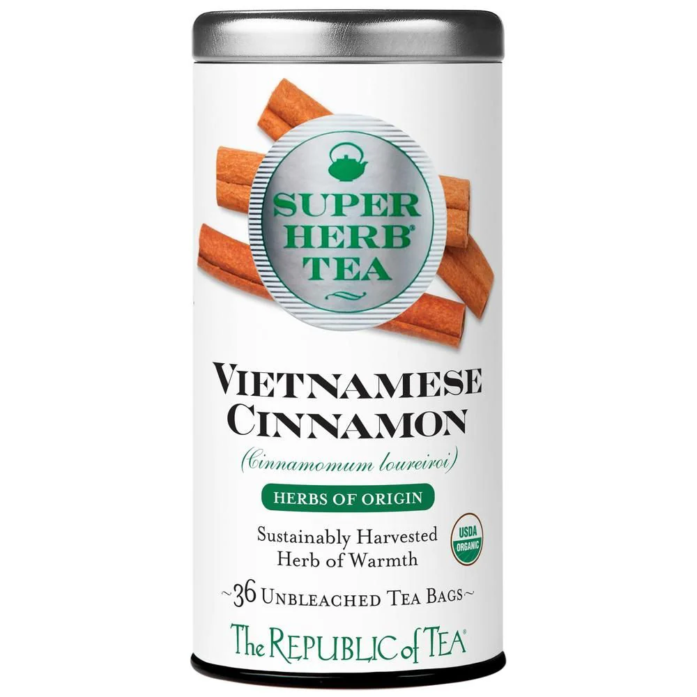 Organic Vietnamese Cinnamon SuperHerbĀ® Herbs of Origin Tea Bags