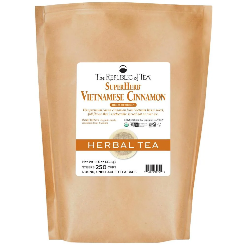 Organic Vietnamese Cinnamon SuperHerbĀ® Herbs of Origin Tea Bags - Image 9